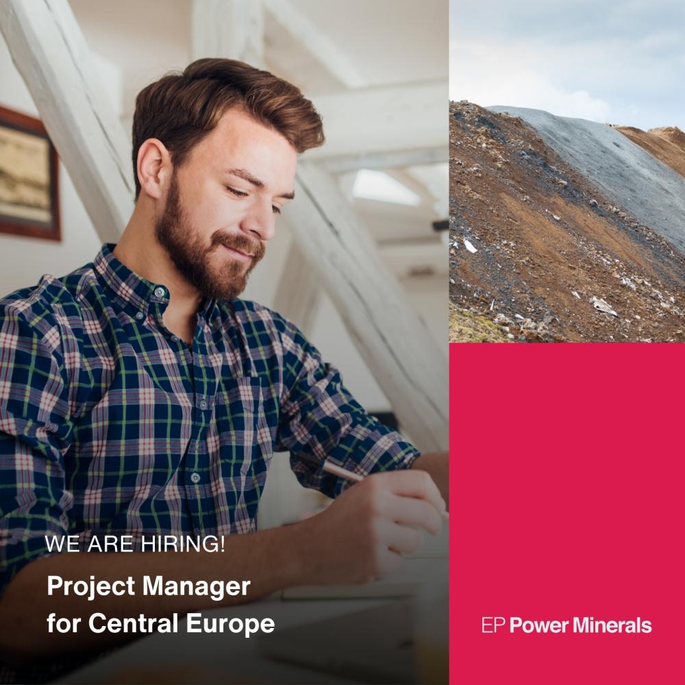 Join our team at EP Power Minerals as a Project Manager for Central Europe